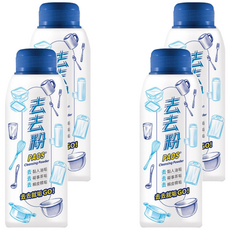 泡舒 去去粉，免刷洗，泡10分鐘就像新的一樣，GRS認證環保材質, 300g, 4瓶