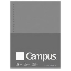 KOKUYO 國譽 Campus 大人系列 CAMPUS空白活頁紙 B5 120張, 1本