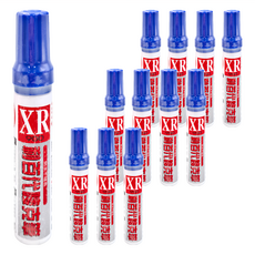 LIBERTY 利百代 900XR-BL 特大號嘜克筆套裝, 藍色, 12支