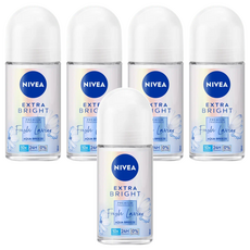 NIVEA 妮維雅 香氛淨白系列 止汗爽身乳液 雋藍靜謐, 50ml, 5個
