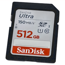 SanDisk 晟碟 Ultra SDXC C10 UHS-I 150MB/s R 記憶卡 512GB, 1個