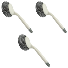 百貨King 無痕潔鍋刷 塑膠柄刷 不沾鍋專用, 3個, 1入