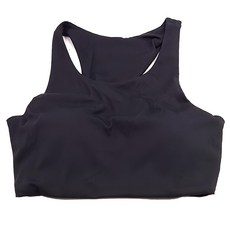 斜肩美背歐美風運動內衣, 黑色, M/L/XL, 78%錦綸 22%氨綸