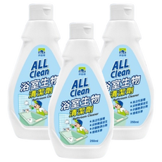 do it 多益得 ALL Clean 浴室生物清潔劑 清潔/除臭/防霉/保養, 250ml, 3瓶