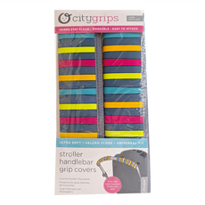 choopie CityGrips 推車手把套 單把手長版, 適用多數車型，易於安裝，防止磨損，多樣花色, 時尚百老匯, 1組