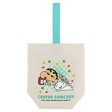 Miravivi 蠟筆小新飲料提袋, 睡衣鬧鐘 白色 + 綠色, 1個