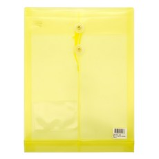 HFPWP 台灣製 環保無毒 A4立體直式資料袋 公文袋 文件袋 10入, A4, 1組, 黃色