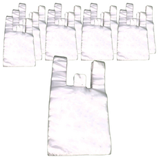 背心袋 43 x 24cm 2斤袋 白色半透明 7兩, 10包