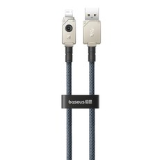Baseus 倍思 Unbreakable系列 快速充電線 2.4A USB to Apple Lightning 8Pin, 白色, 2m, 1條