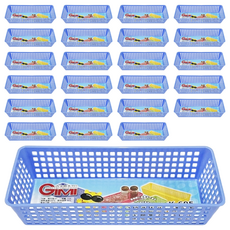 GIMI 吉米長方籃 K-605 48g, 22.5 x 9 x 5cm, 顏色隨機, 24個