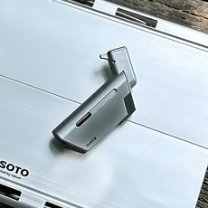 SOTO L型填充式迷你點火器 ST-489 5.1 × 1.9 × 9cm 83g, 金屬系, 1個