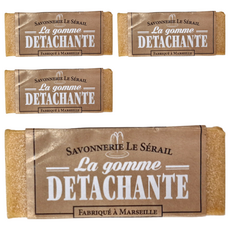 LE SERAIL 席哈爾 衣物橡皮擦 去漬皂, 法國馬賽製, 80g, 4個