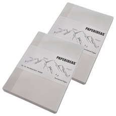 PAPERIDEAS A6 筆記本 188頁裸背 PD 3.0防洇紙 83度護眼紙 180度平攤, 2本, 點陣款