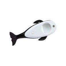 QUALy 鯨魚開瓶器 125 x 40 x 40mm, 鯨魚 黑色, 1個