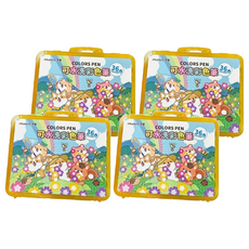 PENROTE 筆樂 柴語錄可水洗彩色筆, 36色, 4盒