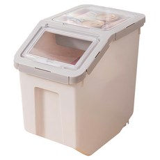 寵物飼料桶 大款, 灰色, 1.5L, 1個