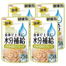 AiXiA 水分補給軟包, 雞肉片狀, 40g, 4包