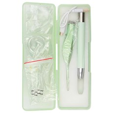 ROYALLIN 蘿林嚴選 發光掏耳棒套組 充電款, 不鏽鋼材質, 柔軟矽膠, 5倍放大鏡, USB充電, 1組