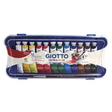 GIOTTO 高品質不透明水彩, 12色, 144ml