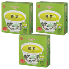 天仁茗茶 綠茶, 茶包採用防潮袋個別包裝, 2g, 100包, 3盒