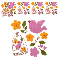 SANKO Okudake Kyuchaku 馬桶消臭貼 30 x 30 x 0.1cm 鳥籠樣, 6個, 30g