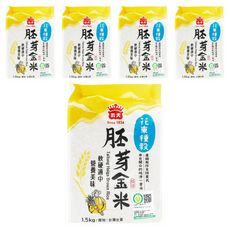 義美 花東種穀米胚芽金米, 1.5kg, 5包