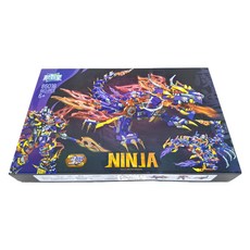 積智星 魔獸巨龍3變 忍者機械巨龍 662片, 1盒