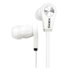KINYO 時尚造型耳機, EMP50W, 白色, 1個