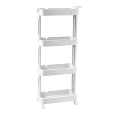 FAmILyLIFE 生活 21cm多功能移動式隙縫置物推車 4層 45 x 21 x 104cm 2150g, YG-175