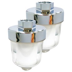 MOTELY 魔特萊 亞硫酸鈣高密度PP濾棉除氯濾芯沐浴器 2入組, 1組