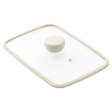 MODORI 棉花糖系列方形平底鍋蓋, 29.5cm, 1個