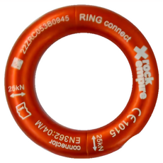 Rock Empire Ring Connect O環連接器，75g，25KN強度，直徑1.3cm, 橘色