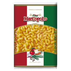 MarCopoLo 馬可波羅 稜紋彎管麵 全素, 500g, 1包