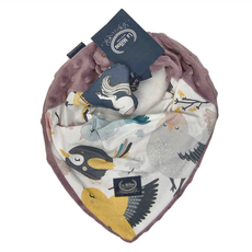 La Millou 圍兜 25 x 30cm 可愛鳥語,柔軟棉質呵護寶寶肌膚,方便攜帶, 1件