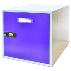 Patriot 愛國者 組合式置物櫃 LOC-1, 尺寸 350x350x350(mm), 紫色, 1個