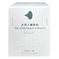 BETTER BIOSCIENCES 好好生醫 太空人維他命膠囊 60顆, 200g, 1盒