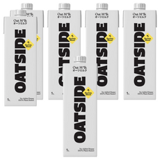 OATSIDE 歐特賽 咖啡師燕麥奶 1L, 濃郁不油膩, 零乳糖, 無加糖, 6瓶