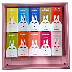 recipebox 韓兔兒童彩妝禮盒 美甲精裝套組, 1組
