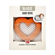 BIBS Baby Bitie 固齒器 丹麥設計 舒緩牙齦 3個月以上適用, 單件, 愛心蜜桃粉, 1個