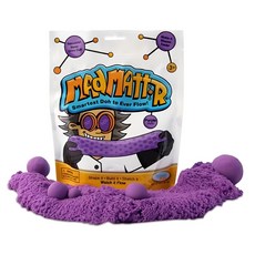 MAd MATTR 瘋狂博士MM沙, 葡萄紫, 1包, 10oz - 動力沙, 兒童黏土, 安全無毒, 益智玩具