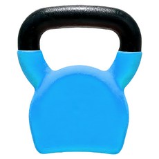 健身壺鈴 磨砂款, 藍色/黑色, 12kg, 1個