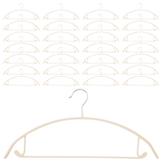 comet 寬肩弧形防滑衣架, 米色, 30個