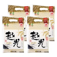 大橋牌 台灣產 越光米 CAS良質米, CNS一等, 1kg, 4包