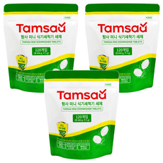 Tamsaa 迷你洗碗錠 120入, 5g, 3包