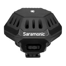 Saramonic 楓笛 SR-SMC20 通用減震支架 適用於數位錄音機和麥克風 帶1/4"-20螺紋, 1個, 黑色