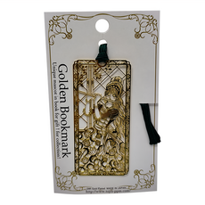 TOYO 精雕書籤, 吹笛子的少女 金色, 1個