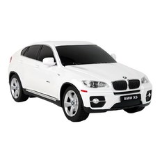RASTAR 星輝 1/24 遙控車 BMW X6 白色 兒童玩具 原廠授權, 1個