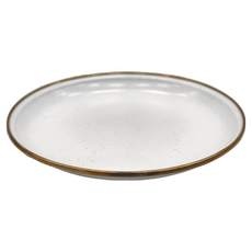 BAREBONES 琺瑯沙拉盤組(2入) 鋼Steel琺瑯材質 適用瓦斯爐電磁爐, CKW-392 直徑21 x 2cm, 沙拉盤, 蛋殼白色, 1組