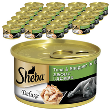 Sheba 希寶 金罐, 白身鮪魚 + 鯛魚, 85g, 24罐