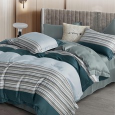 Prawear 巴麗維亞 60支100%天絲四件式兩用被床包組 - 雙人特大